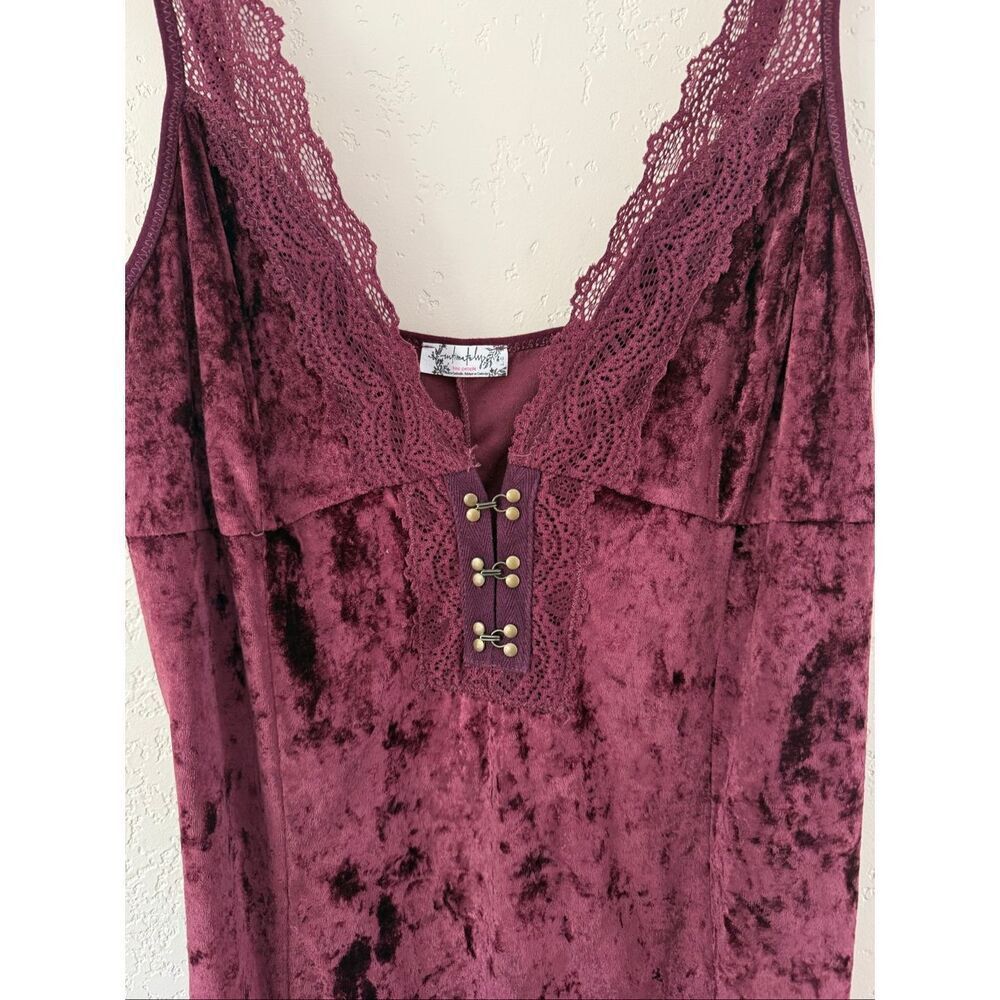 Free People Wait For It Velvet Mini Dress - Picture 4 of 7